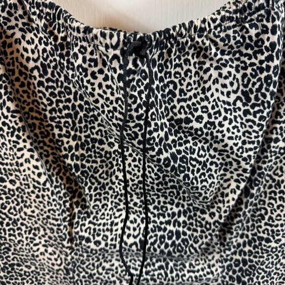 California Concepts leopard print cap sleeve mini dress.  Y2K retro. Size 14 - Picture 3 of 8